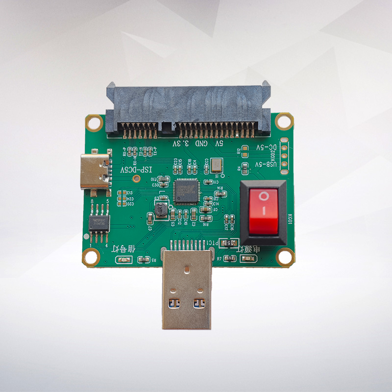 弘源芯 ASM1153e主控 SATA转USB3.0转接板 SSD开卡器量产工具