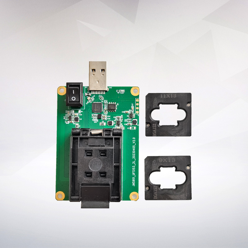 USB3.0插口 JMS901主控 UFS153 简易烧录器 测试架 开卡工具