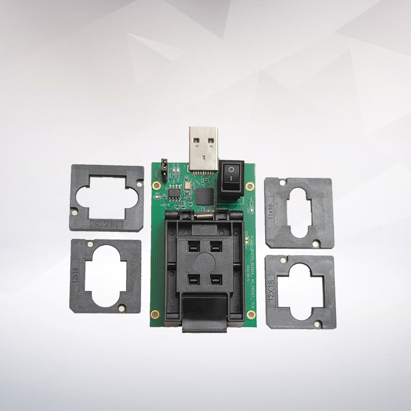 USB3.0插口 GL3224主控eMMC 2in1 BGA153标准测试架 老化工具